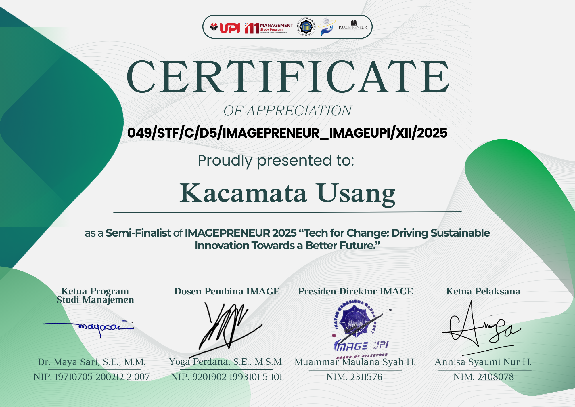 Zaki Irsyada Putra — Software & AI Engineer | Mahasiswa Sistem Informasi